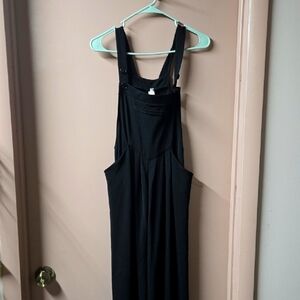 Alara Black Buttoned Jumpsuit